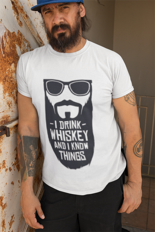 I DRINK WHISKEY MEN T-SHIRT