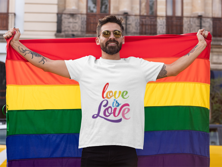 LOVE IS LOVE MEN T-SHIRT