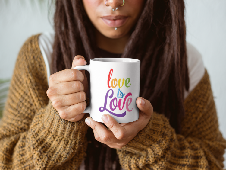 LOVE IS LOVE MUG