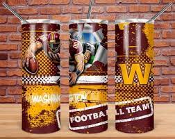 WASHINGTON COMMANDERS-REDSKINS FOOTBALL TUMBLER